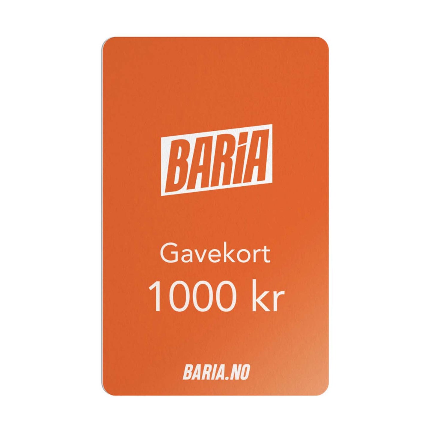 Gavekort 1000kr