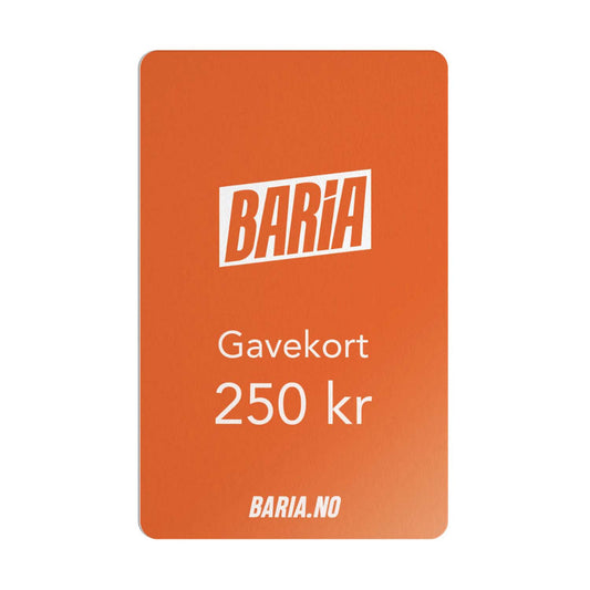 Gavekort 250kr