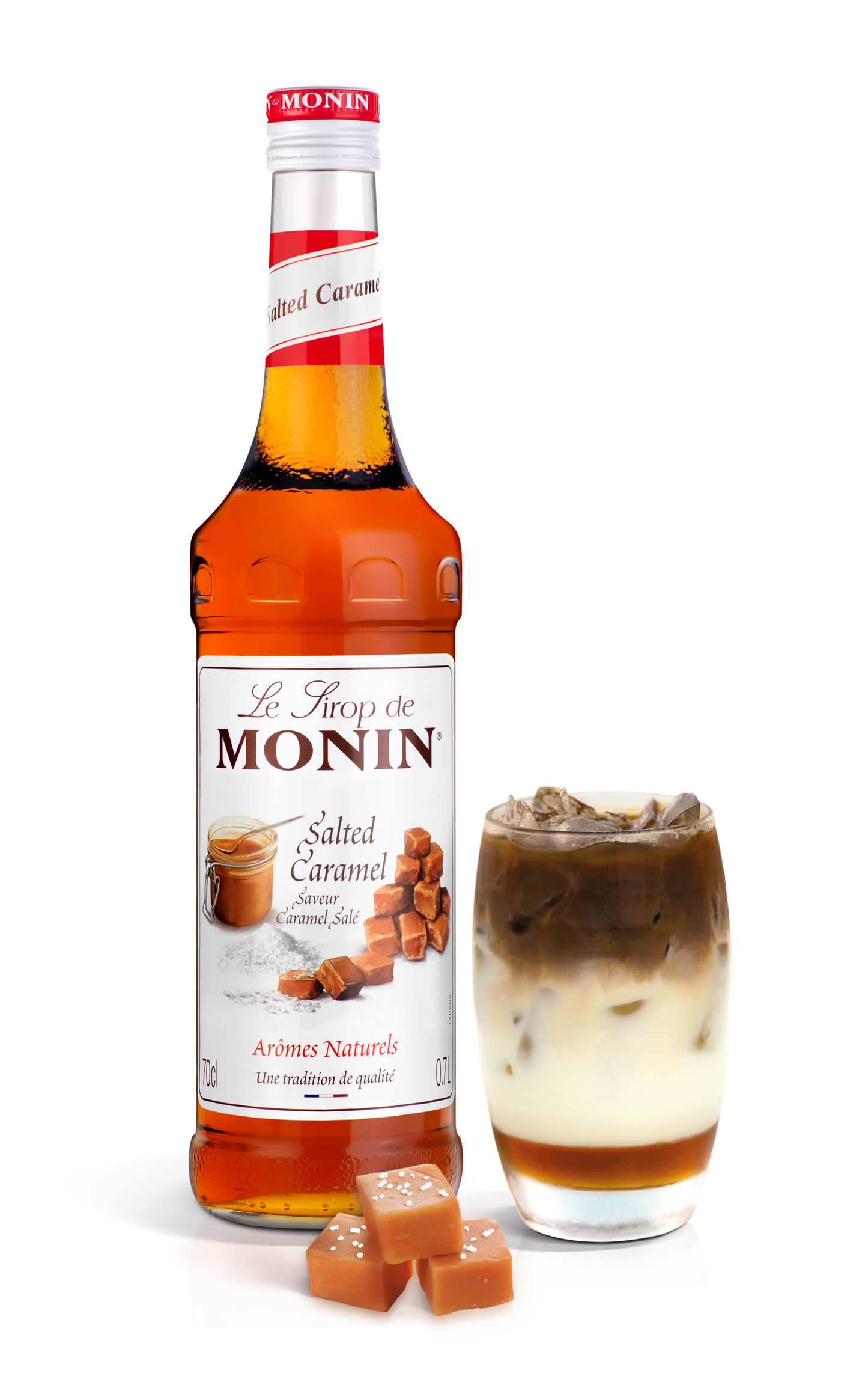 Monin Salt karamell sirup - 1L - Salted Caramel